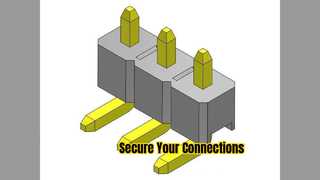 موصل رأس الدبوس ذو الزاوية اليمنى 2.54 مم