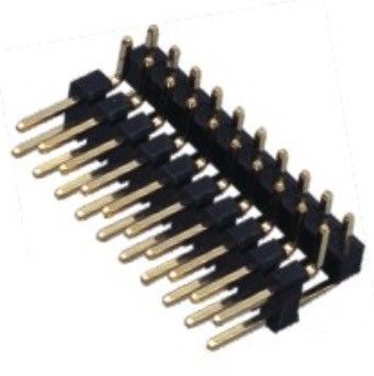 موصل رأس الدبوس 2.54 مللي متر صف مزدوج R / A نوع 2 * 2PIN إلى 2 * 40PIN H = 2.54 مللي متر