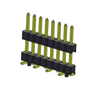 موصل رأس الدبوس 2.54 مللي متر صفين مزدوج SMT TYPE مع أوتاد 1 * 2PIN إلى 1 * 40PIN H = 2.54 مللي متر