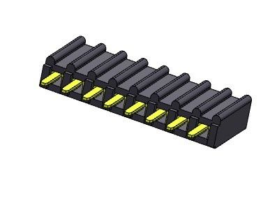 أنثى موصل رأس 2.54mm صف واحد تراجع نوع 1 * 2PIN إلى 1 * 40PIN H = 8.50mm