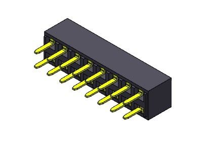 موصل رأس أنثى 2.54 مم صف مزدوج Dip TYPE 2 * 2PIN إلى 2 * 40PIN H = 5.00mm