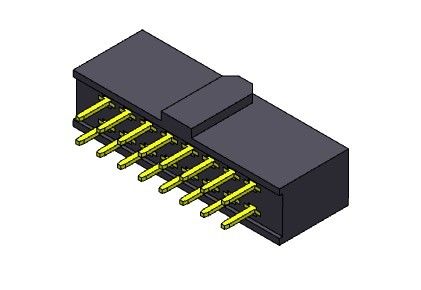 صف مزدوج تراجع نوع 2.54 ملم درجة رأس أنثى 2 * 2PIN إلى 2 * 40PIN