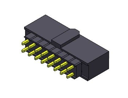 2 * 2PIN إلى 2 * 40PIN رأس أنثى 2.54 مم صف مزدوج مرتفع الصحافة تناسب النوع