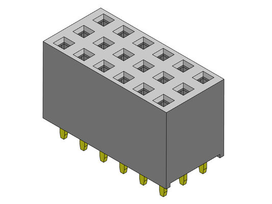 ثلاثي الصف Dip TYPE أنثى دبوس موصل 2.54 مم 3 * 3PIN إلى 3 * 40PIN