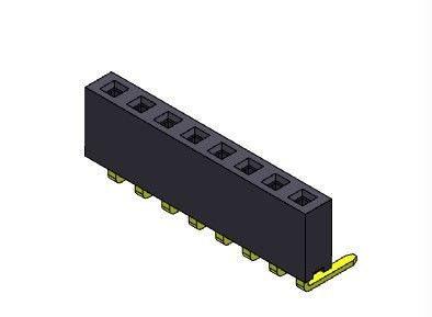 موصل رأس أنثوي 2.54 مللي متر الزاوية اليمنى تراجع النوع 1 * 2PIN إلى 1 * 40PIN H = 5.70 مللي متر