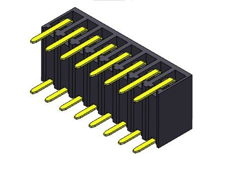 2 * 2PIN إلى 2 * 40PIN موصل رأس ثنائي الفينيل متعدد الكلور 2.54 مم