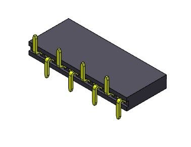 موصل رأس أنثى 2.54 مم صف واحد SMT TYPE 1 * 2PIN إلى 1 * 40PIN H = 8.50mm