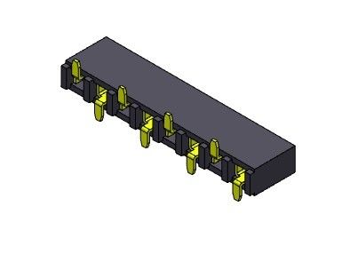 موصل رأس أنثى 2.54 مم صف واحد SMT TYPE 1 * 2PIN إلى 1 * 40PIN H = 5.00mm