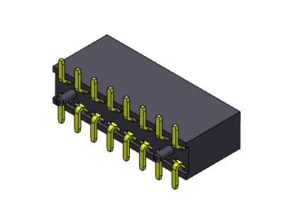 موصلات رأس لوحة الدوائر SMT TYPE 2.54mm 2 * 2PIN إلى 2 * 40PIN H = 8.50mm