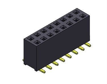 موصلات رأس لوحة الدوائر SMT TYPE 2.54mm 2 * 2PIN إلى 2 * 40PIN H = 8.50mm