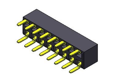 موصل رأس أنثى 2.54 مم إدخال مزدوج صف مزدوج نوع 2 * 2PIN إلى 2 * 40PIN H = 5.00 مم