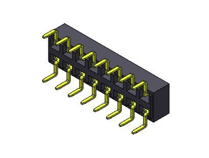موصل رأس أنثى 2.54 مم مزدوج الصف مزدوج الإدخال نوع 2 * 2PIN إلى 2 * 40PIN H = 3.00 مم