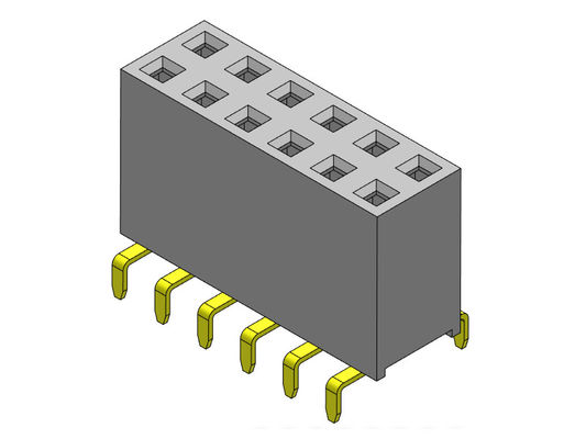 2.54mm صف مزدوج دخول مزدوج دبوس أنثى موصل رأس 2 * 2PIN إلى 2 * 40PIN