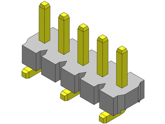 موصل رأس الدبوس 3.96 مللي متر صف واحد SMT TYPE 1 * 2PIN إلى 1 * 24PIN H = 3.18 مللي متر