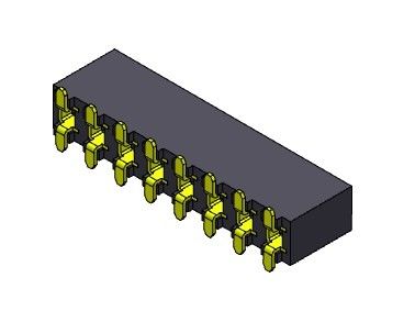3.96mm ثنائي الصف SMT PCB Header Connector 2 * 2PIN To 2 * 24PIN H 8.89mm