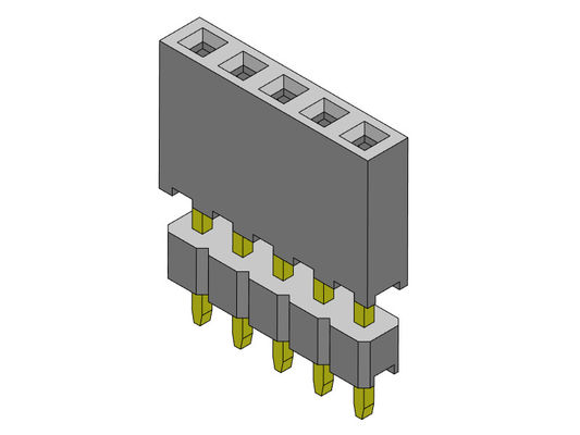 موصل رأس أنثى 2.00 مم صف واحد مرتفع نوع 1 * 2PIN إلى 1 * 40PIN