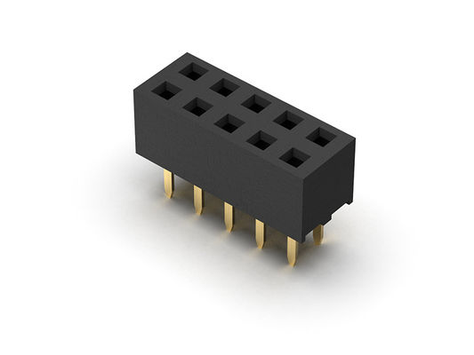 موصل رأس أنثى 2.00 مم ثنائي الصف Dip TYPE 2 * 2PIN إلى 2 * 40PIN H = 4.30mm