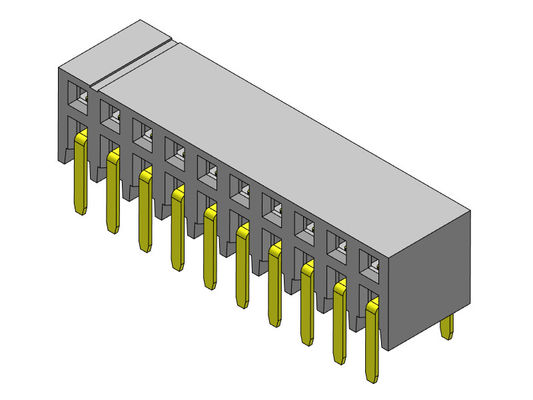 2.00mm ثنائي الفينيل متعدد الكلور رأس موصل أنثى رأس موصل 2 * 2PIN إلى 2 * 40PIN