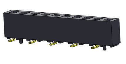 2.00mm صف واحد SMT TYPE PCB رأس موصل 1 * 2PIN إلى 1 * 40PIN H = 4.30mm