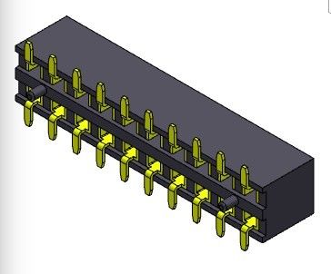 موصل رأس أنثى 2.00 مم صف مزدوج SMT TYPE 2 * 2PIN إلى 2 * 40PIN H = 4.00mm