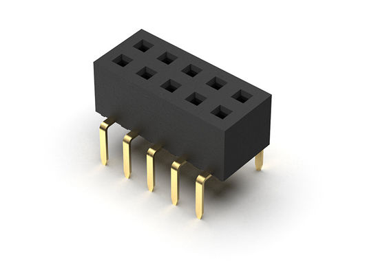 DIP نوع دبوس أنثى موصل رأس مقبس أنثى 2.00mm صف مزدوج