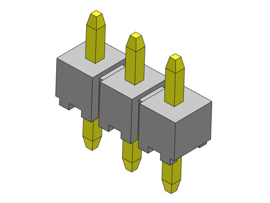 موصل رأس الدبوس 2.00 مم صف واحد Dip TYPE 1 * 2PIN إلى 1 * 40PIN H = 2.00mm
