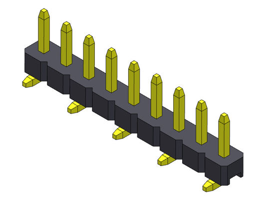 2.00mm صف واحد PCB رأس موصل SMT TYPE 1 * 2PIN إلى 1 * 40PIN H = 2.00mm