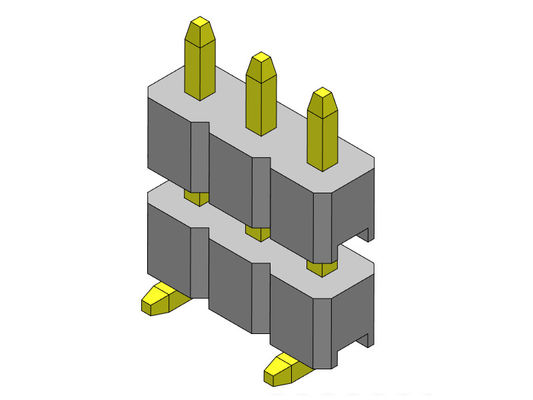 SMT TYPE PCB Header Connector 2.00mm صف واحد رأس دبوس 1 * 2PIN إلى 1 * 40PIN