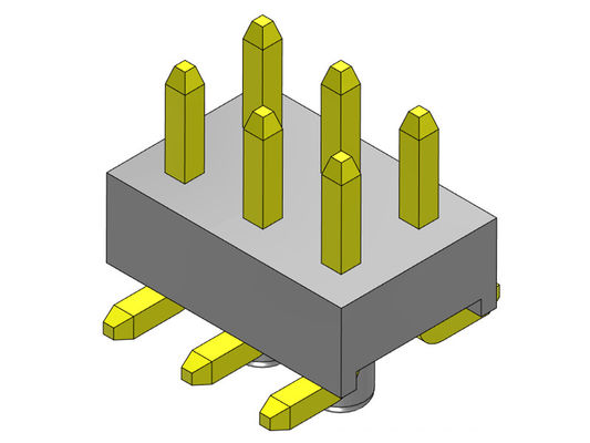 2.00mm ثنائي SMT TYPE PCB رأس موصل 1 * 2PIN إلى 1 * 40PIN