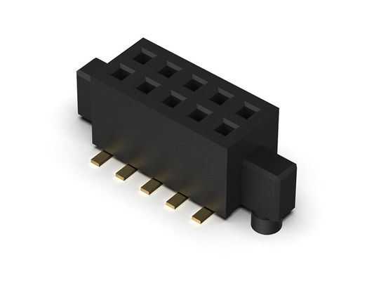 موصل رأس أنثى 1.27 مللي متر صف مزدوج مع نتوء وأوتاد SMT Type 2 * 4PIN إلى 2 * 50PIN H = 4.40 مللي متر