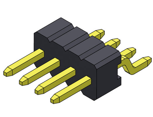 1.27 مللي متر دبوس رأس أنثى موصل عالمي دبوس موصل R / A 1 * 3PIN إلى 1 * 33PIN