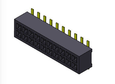 1.00 مللي متر ثنائي الصف دبوس أنثى موصل رأس 2 * 3PIN إلى 2 * 40PIN