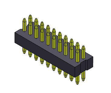 1.00 مم موصل ثنائي الصف نوع مستقيم 2 * 3PIN إلى 2 * 40PIN