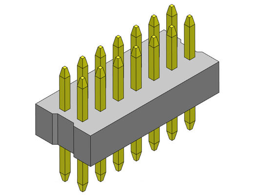 1.00 مم موصل ثنائي الصف نوع مستقيم 2 * 3PIN إلى 2 * 40PIN
