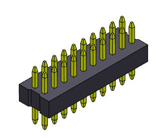 1.00 مم موصل ثنائي الصف نوع مستقيم 2 * 3PIN إلى 2 * 40PIN