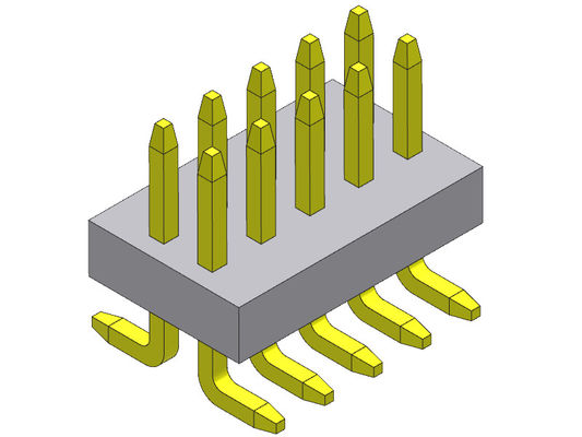 موصل رأس أنثى ثنائي الصف دبوس 1.00 مم 2 * 2PIN إلى 2 * 40PIN