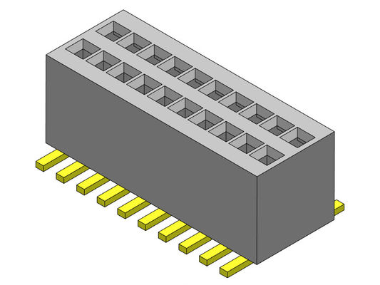 0.80mm ثنائي الصف SMT أنثى إلى رأس دبوس 2 * 3PIN إلى 2 * 50PIN