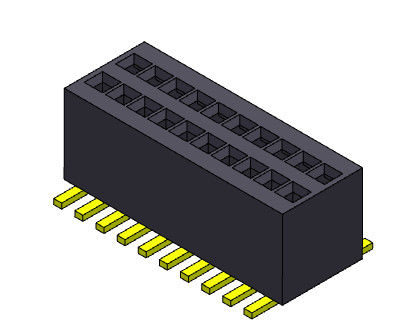 0.80mm ثنائي الصف SMT أنثى إلى رأس دبوس 2 * 3PIN إلى 2 * 50PIN