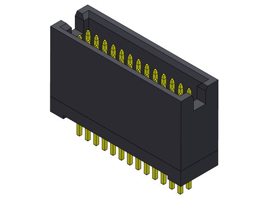 1.0AMP 1.27mm صندوق رأس صف مزدوج Stright Dip Type 300V AC / DC