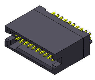 1.0AMP 1.27mm صندوق رأس صف مزدوج Stright Dip Type 300V AC / DC