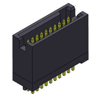 1.0AMP 1.27mm صندوق رأس صف مزدوج Stright Dip Type 300V AC / DC