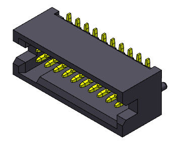 300V AC / DC Box Header Connector 1.27mm SMT Type with أوتاد