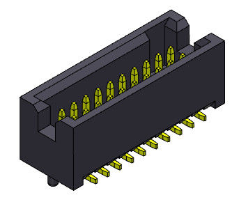 300V AC / DC Box Header Connector 1.27mm SMT Type with أوتاد