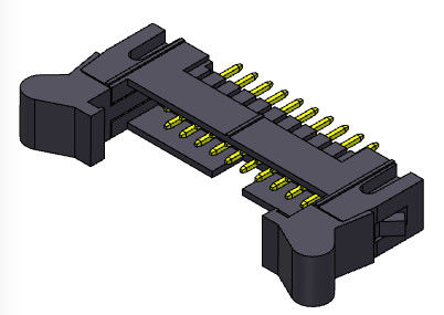 نايلون 9T رأس صندوق 2 مم صف مزدوج Stright Dip Type 10-68Pin