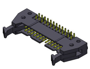 2.00mm رأس القاذف صف مزدوج الزاوية اليمنى نوع Nylon9T 10-68Pin
