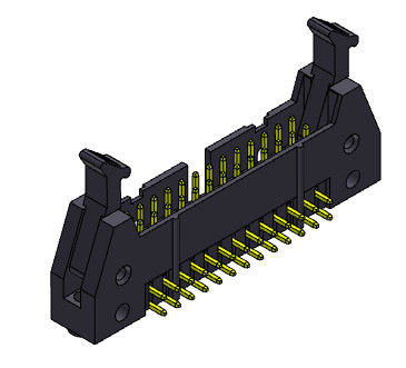 2.00mm رأس القاذف صف مزدوج الزاوية اليمنى نوع Nylon9T 10-68Pin