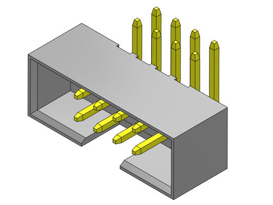 2AMP 2 مم رأس مربع الملعب صف مزدوج الزاوية اليمنى نوع 2 * 8-2 * 25Pin
