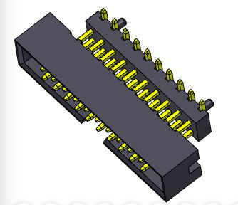 2.00mm ارتفاع SMT Dip Box Header Connector 2 * 4-2 * 25Pin Nylon6T 2AMP