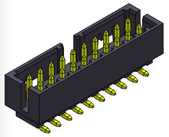 2.00 مللي متر موصل رأس الصندوق SMT Header Connector 2AMP 2 * 5-2 * 25Pin