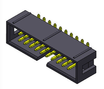 2.54mm مربع رأس موصل 2 * 3-2 * 32Pin Nylot6T 3AMP SMT نوع مع أوتاد
